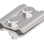 Inox V2A 2-šroubový průchozí svorka
