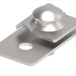 1-šroubový ovládací svorka s otvorem Inox V2A