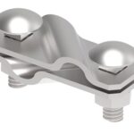 Inox V2A 2-šroubová křížová spojka