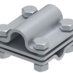 Křížová spojka d8-10/b30/D16 4-šroubová StZn