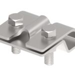 Inox V2A 2-šroubová okapová spojka