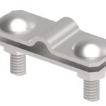 D8-10/b40 2šroubový průchozí svorka Inox V2A