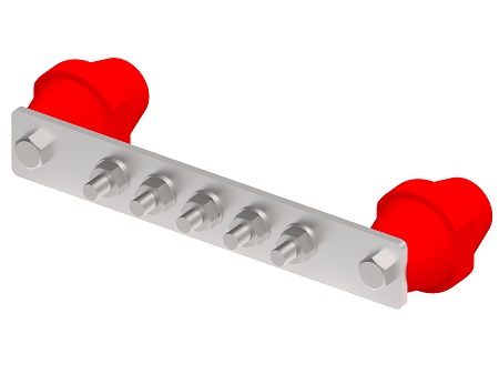 Vyrovnávací sběrnice L-250, 5 přípojek V4A