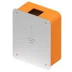 Fasádní ovládací skříňka s krytem Inox