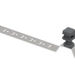 Plastový držák drátu s háčkem na střešní tašku Inox H-65/L-210