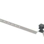 Plastový držák drátu s háčkem na střešní tašku Inox H-65/L-330