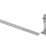 Držák krouceného drátu s háčkem na střešní tašku Inox H-135/L-330