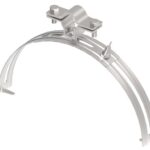 Držák hřebenových dlaždic pro izolovaný kabel fi8 Inox