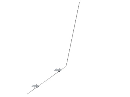 Hliníkový Tyč jímací Fi 10 L-750 H-1250 mm pro fotovoltaiku