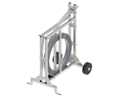 Odvíječ pro obručové železo do 50 mm Inox